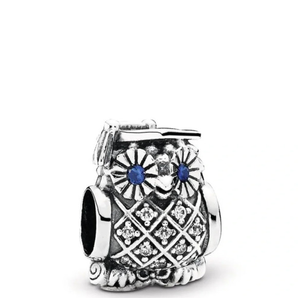 PANDORA CHARM- GRADUATION OWL - Picture 1 of 2